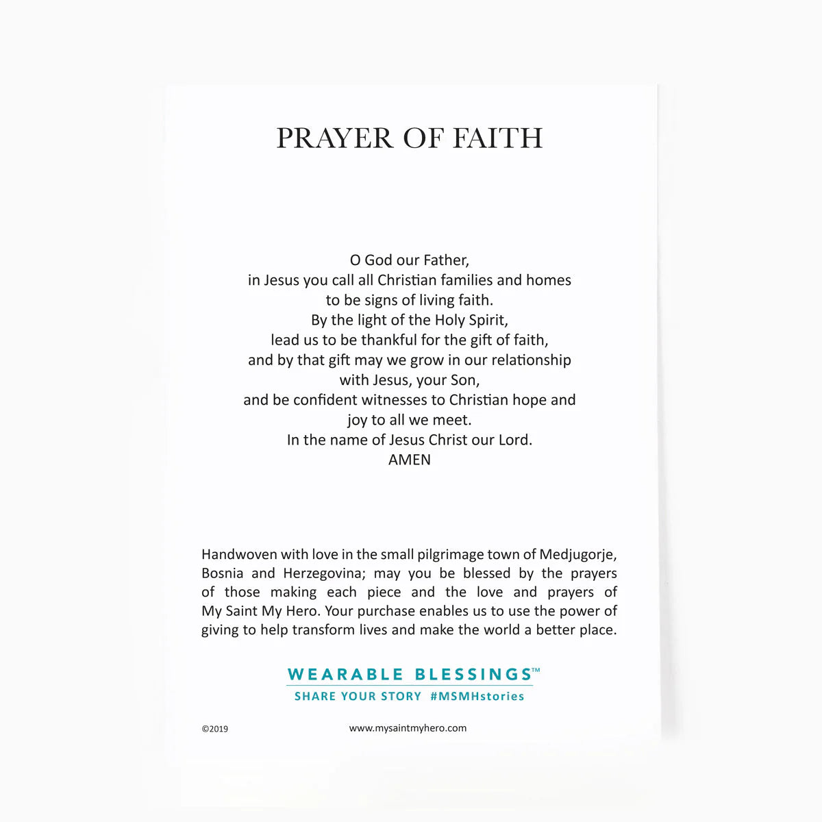 MSMH Filled by Faith Bracelet