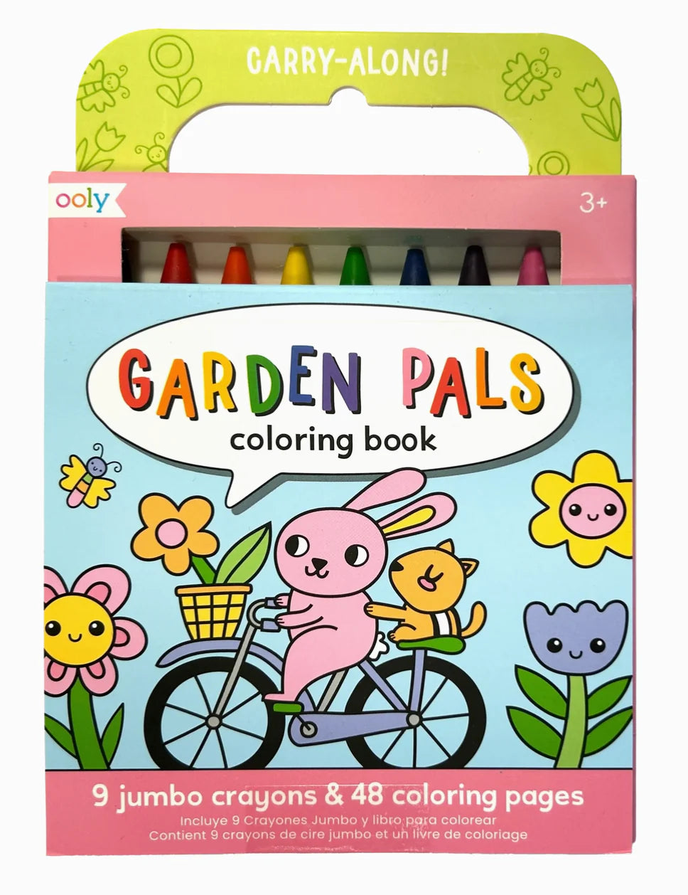 Carry-Along: Coloring Book Set- Garden Pals