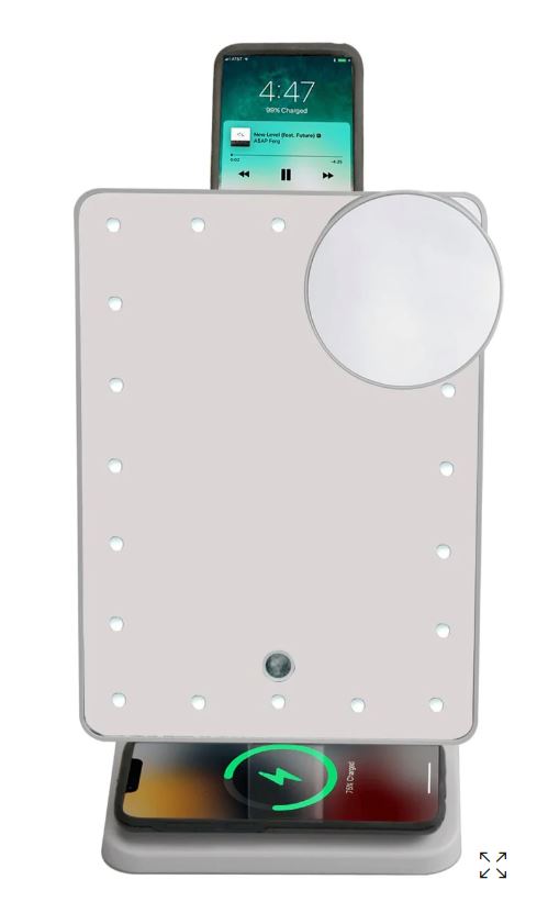 Glam Studio Vanity Mirror With Bluetooth Speaker