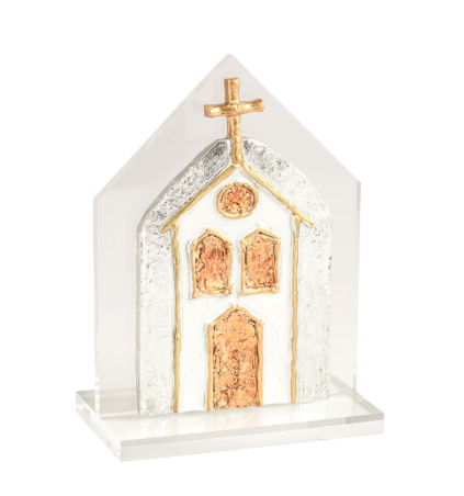 Painted Acrylic Church