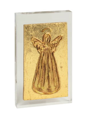 Gold Angel Acrylic Plaque