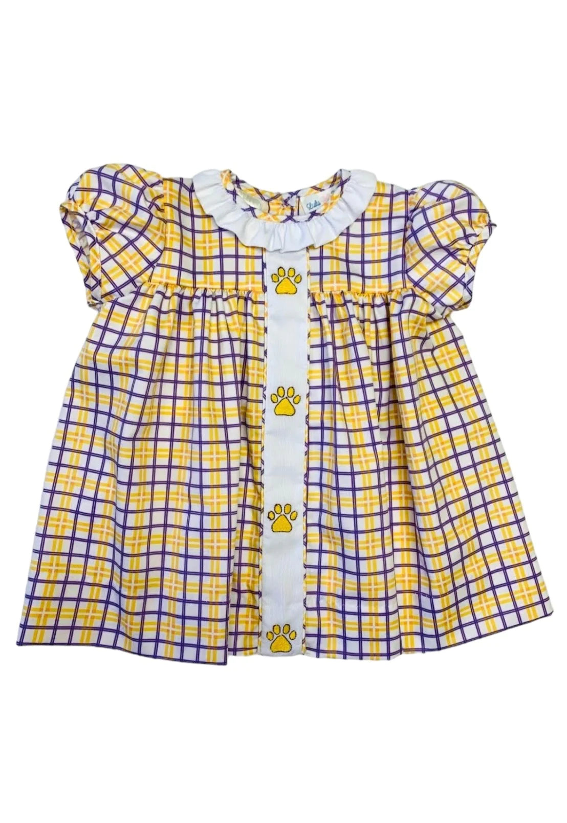 LSU Plaid Dress