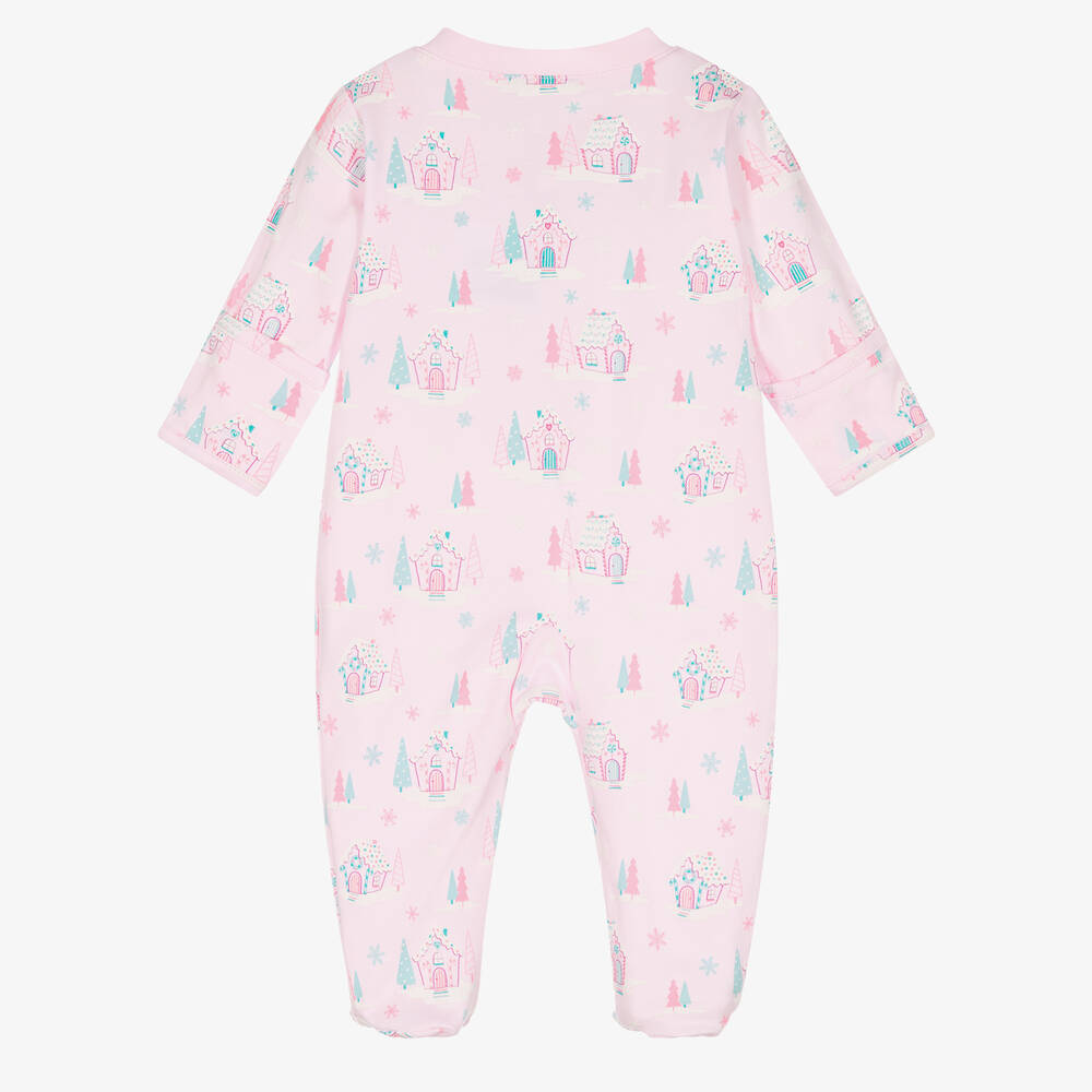 Kissy Kissy Gingerbread Cottages Footie w/ Zip