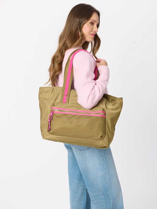 Olive Jet Tote