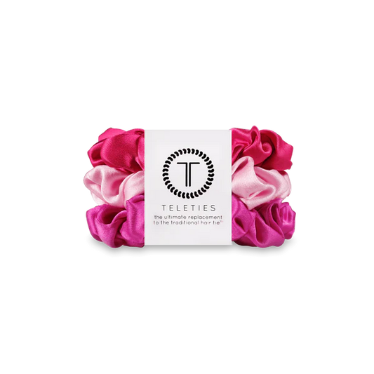 Silk Scrunchie Teleties - Set of 3
