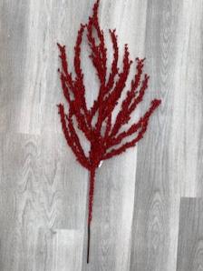 Red Berry Glitter Tree Pick