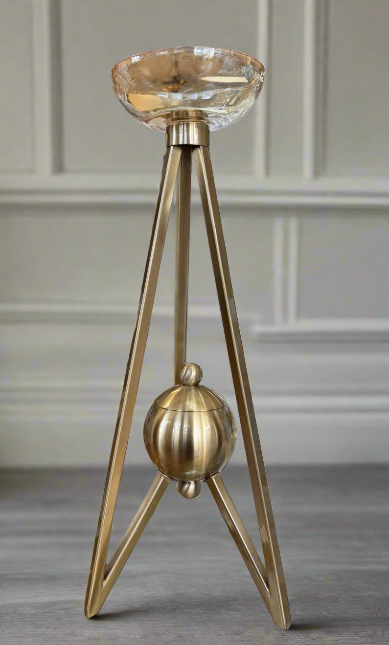 Tall Tripod Candlestick
