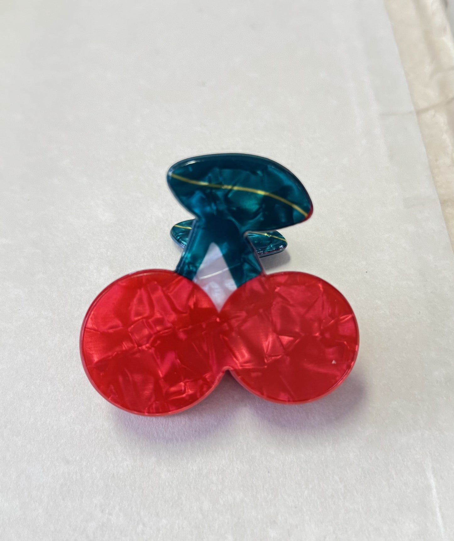 Cherry Hair Claw Clip