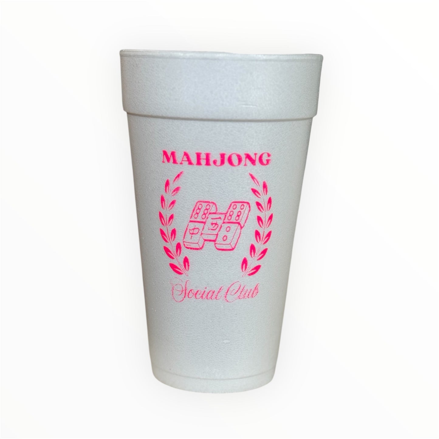 Mahjong Social Club Foam Cups