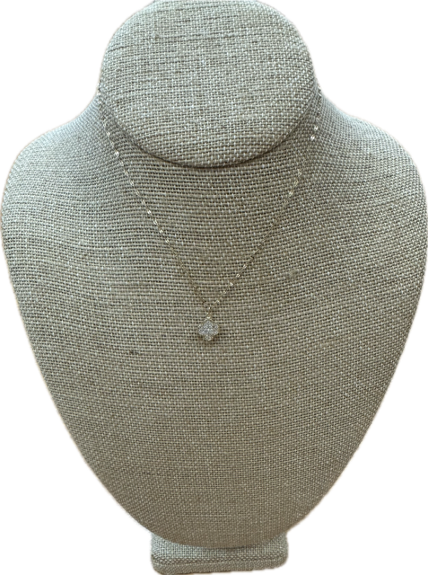 CZ Designer Inspired Clover necklace