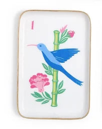 Mahjong Tile Bam Bird Tray