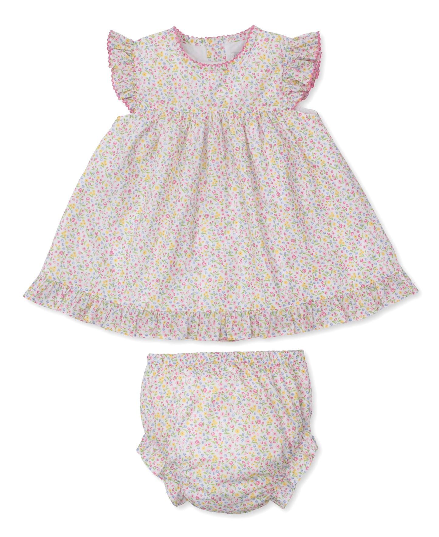 Kissy Kissy Garden Trellis Floral Woven Dress Set