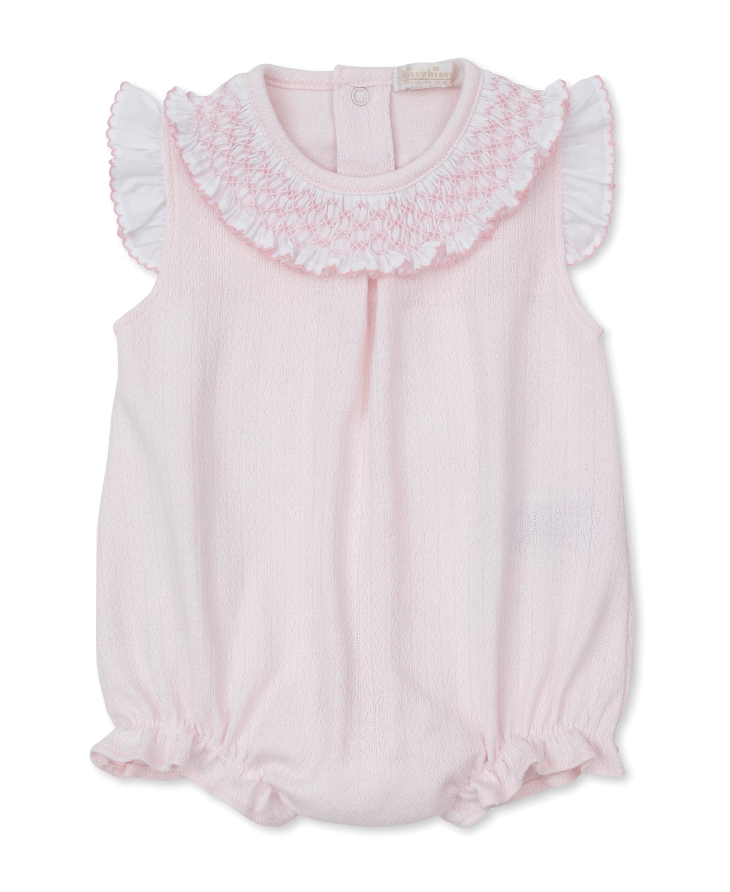 Kissy Kissy CLB Smocked Ruffle Bubble w/ Hand Smock