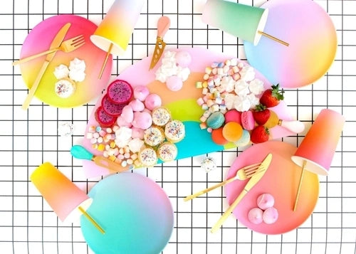 Acrylic Rainbow Charcuterie Tray