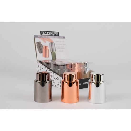 Vacuum Wine Metallic Stopper