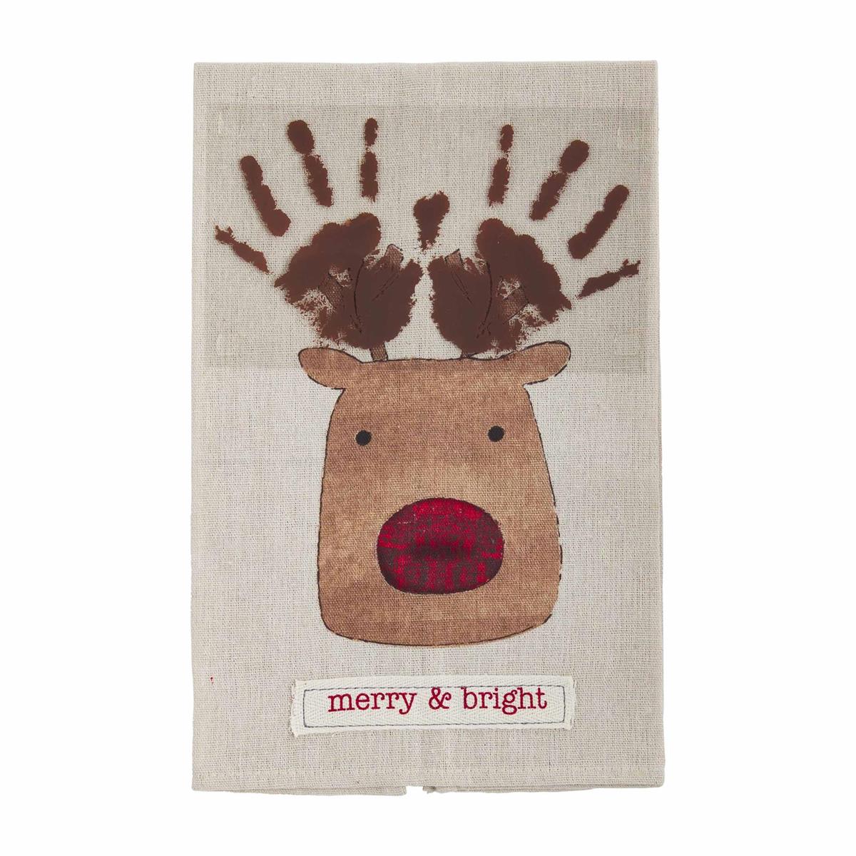 X-Mas Hand Print Towel