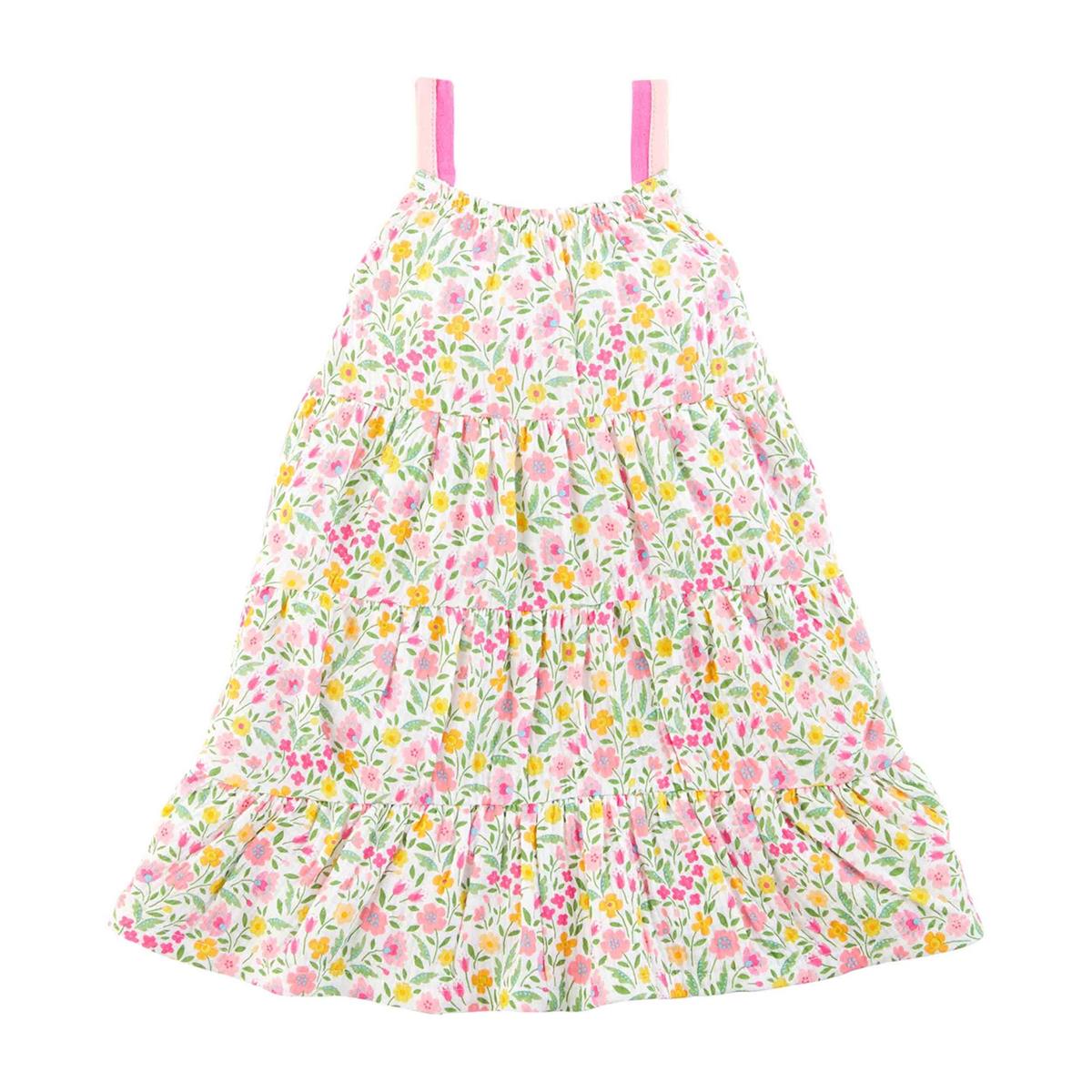 Summer Floral Tiered Dress