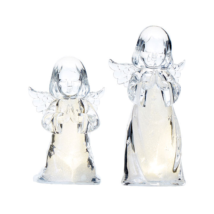 Lighted Praying Angel