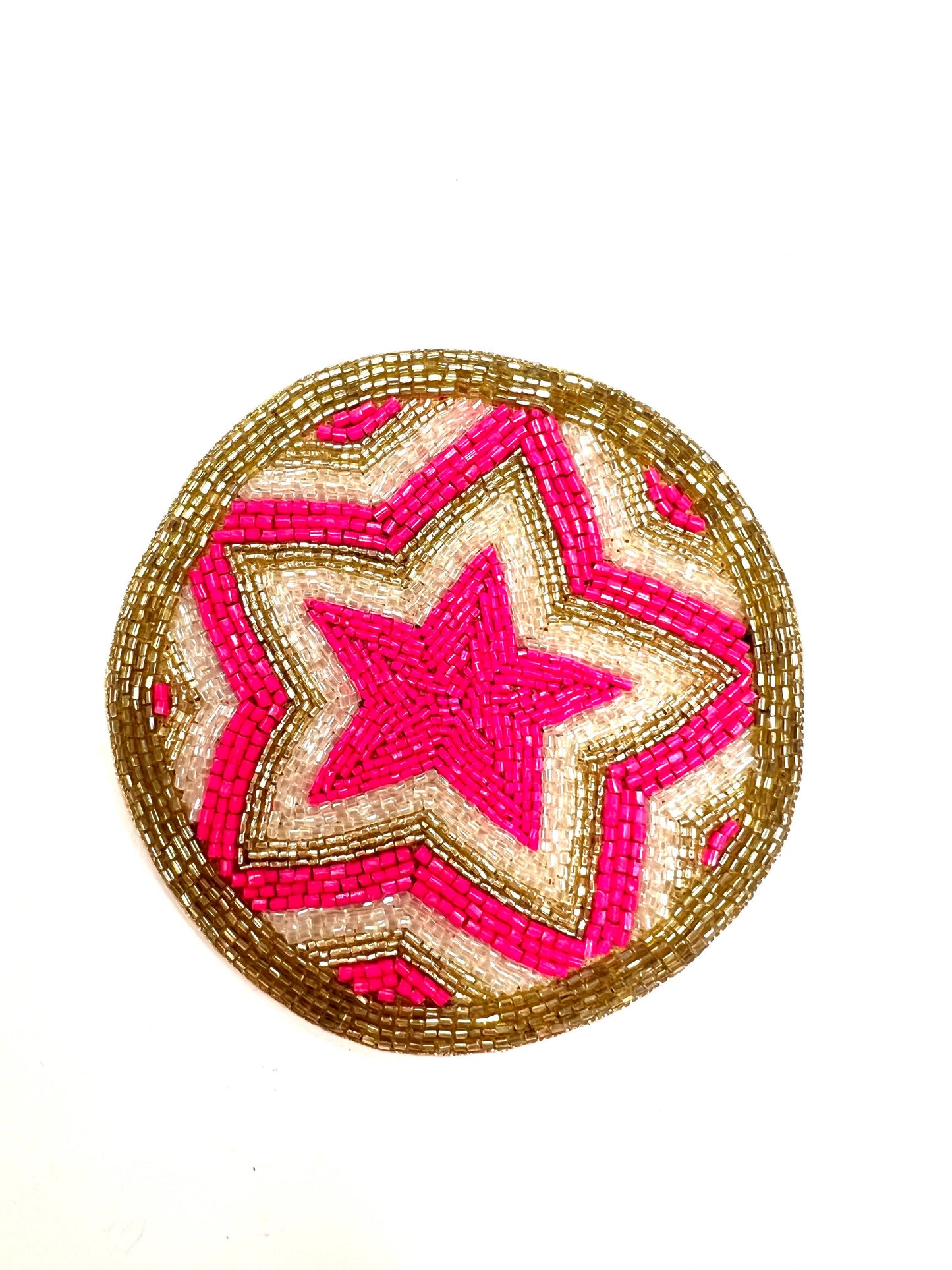 Star Beaded Coasters (Set of 2)