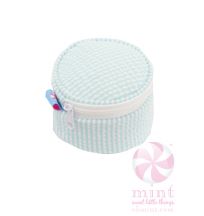 3” Seersucker Mini Button Bag
