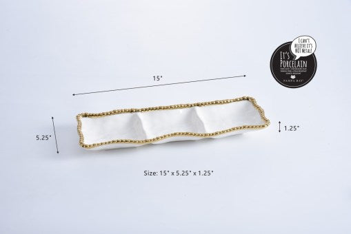 Medium 3 Section Serving Piece