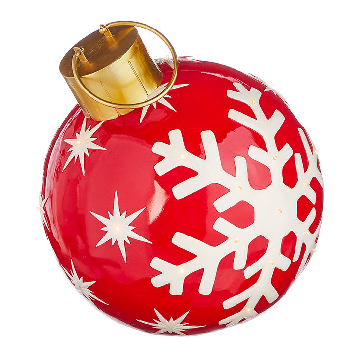 22" Red Lighted Display Ornament