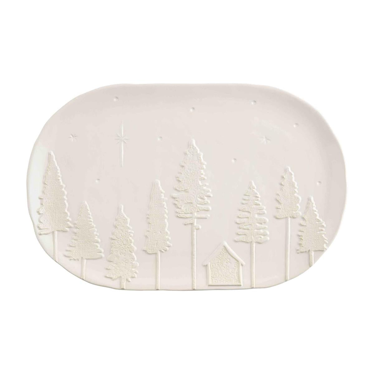 White Christmas Platter