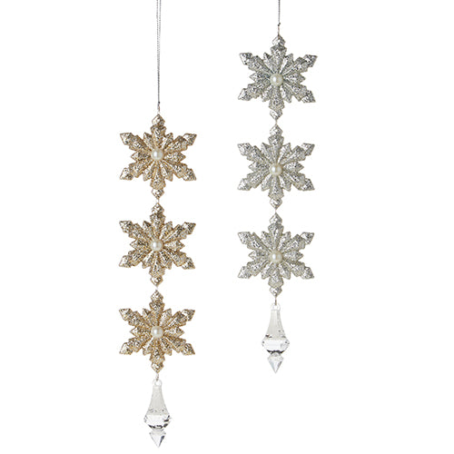 Snowflake Drop Ornament