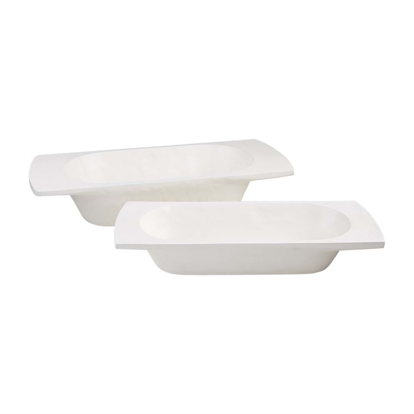 Large White Dough Bowl