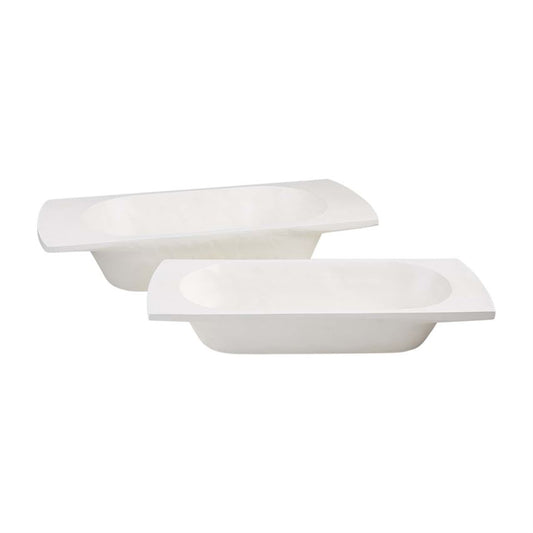 Large White Dough Bowl