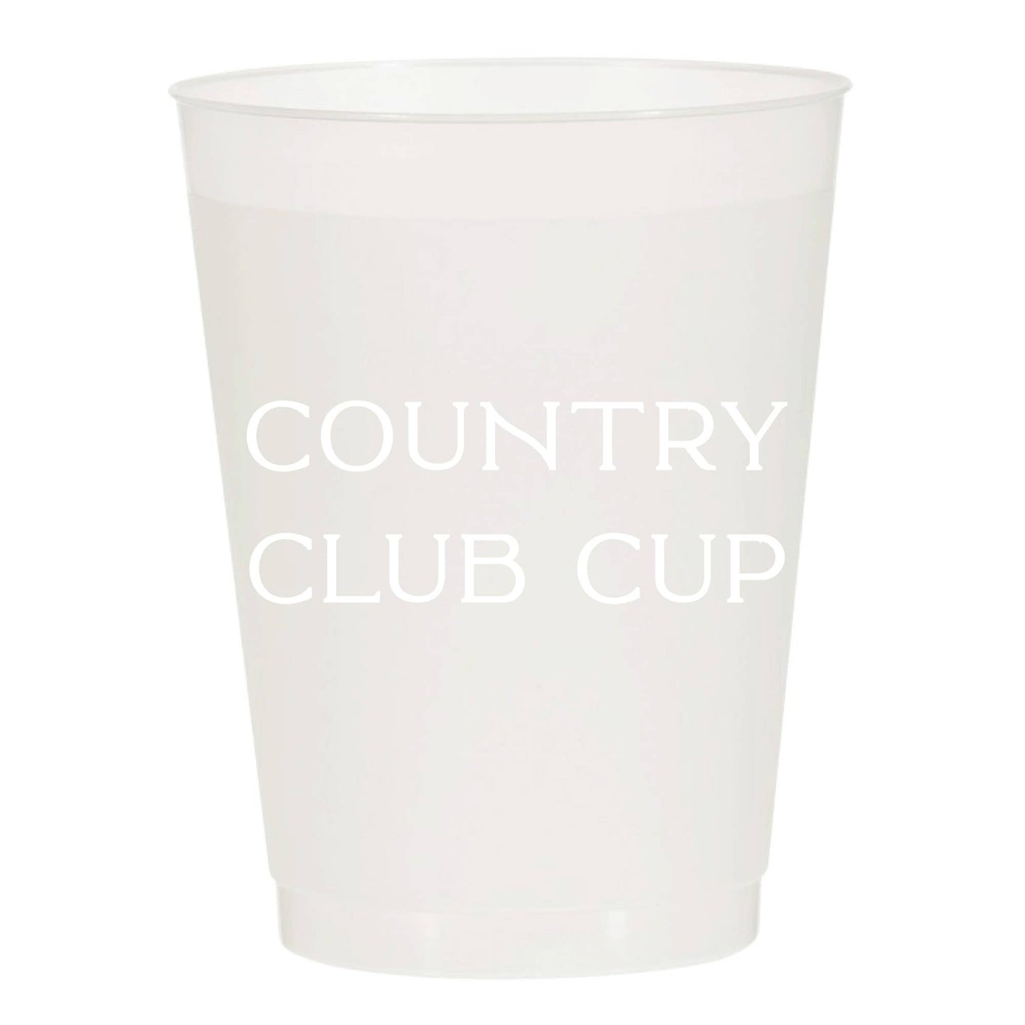 Good Time Frosted Reusable Cups (Pack of 10)