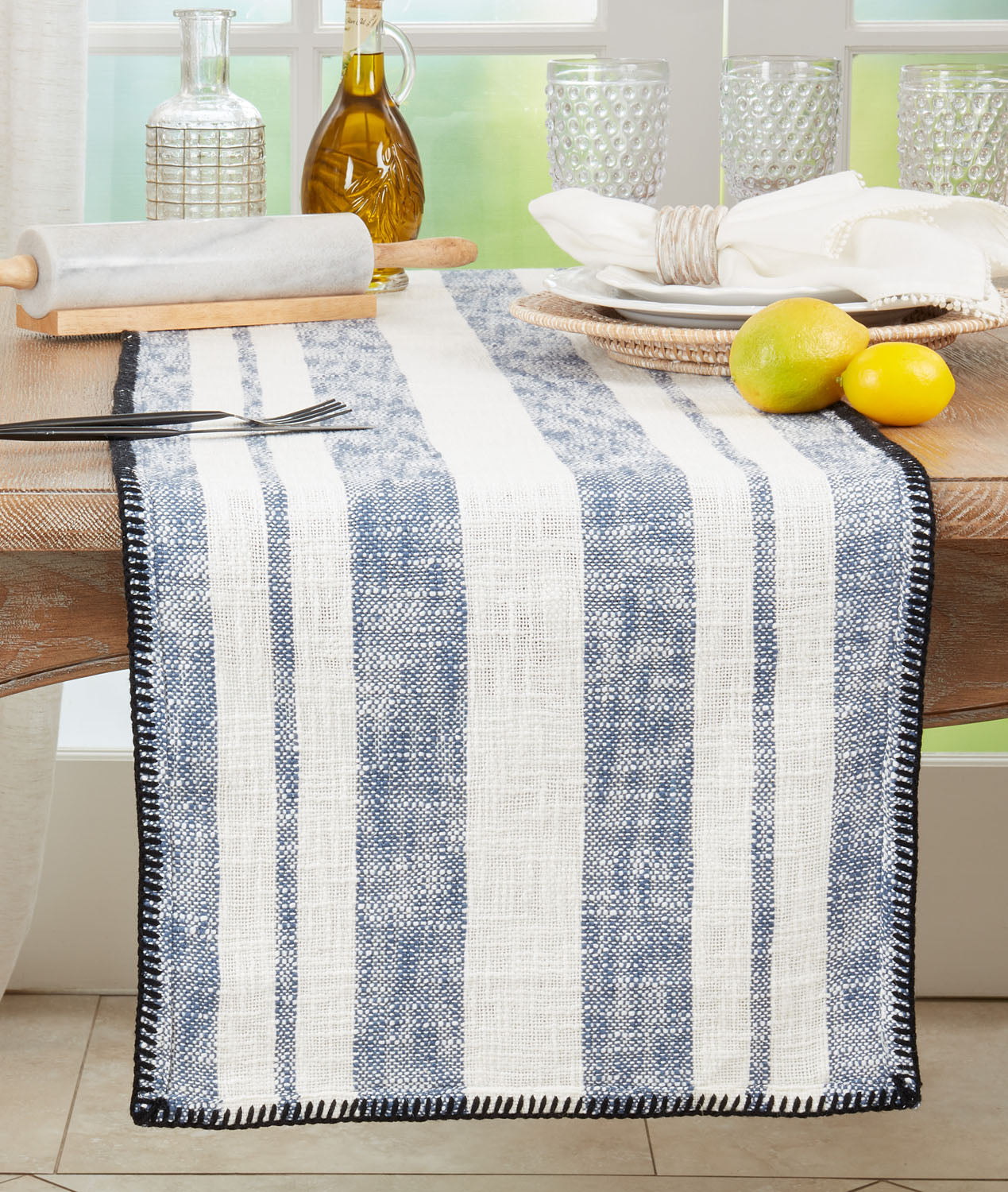 Stripe Whipstitch Runner