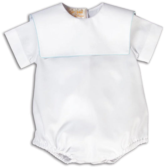 Baby Boy Square Collar Bubble