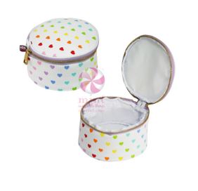 6" Seersucker Button Bag