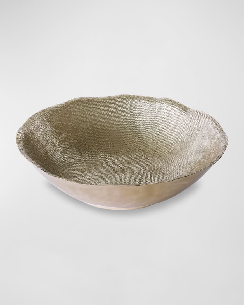 SIERRA MODERN Strie Large Bowl Gold