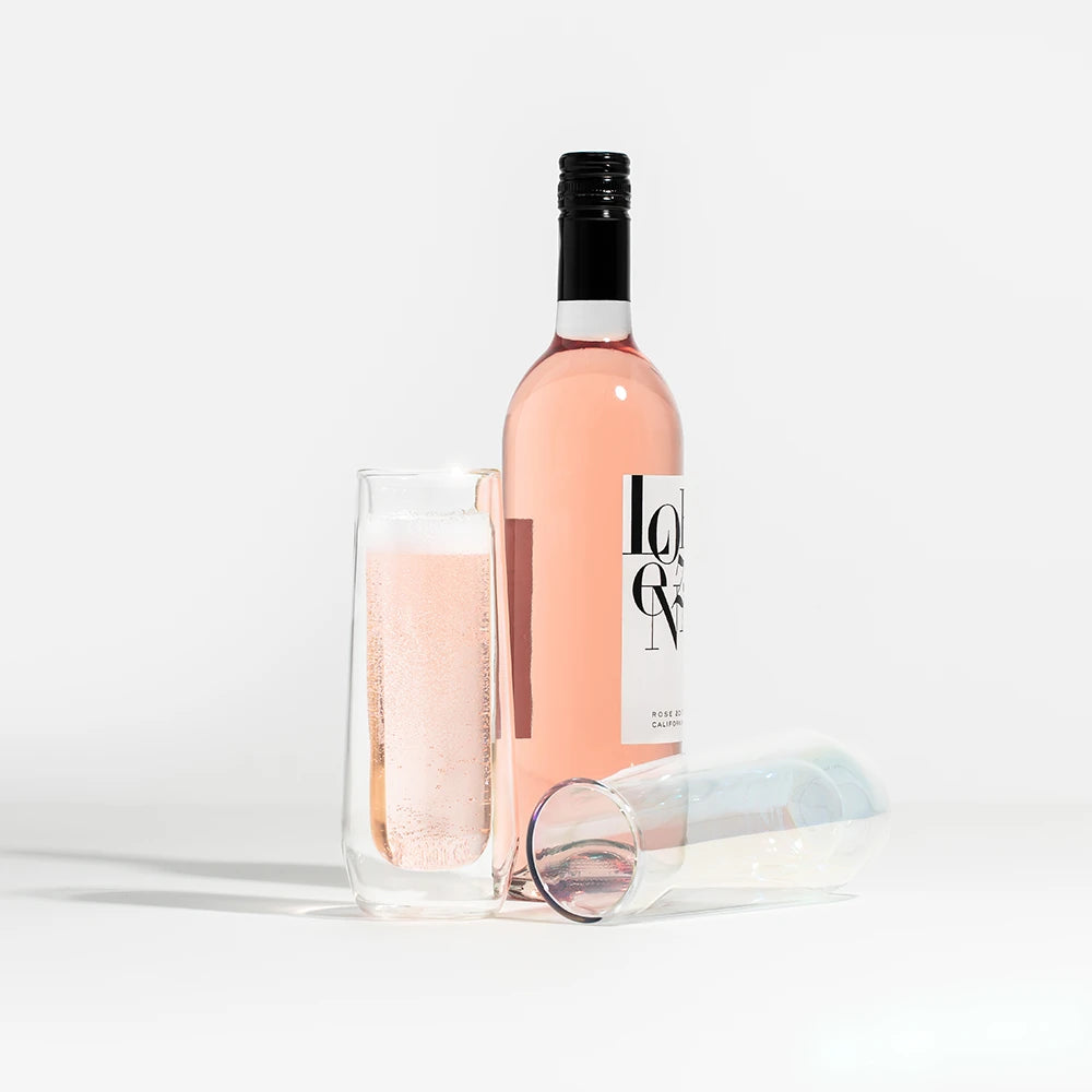 Corkcicle Stemless Flute Glasses (Set of 2)
