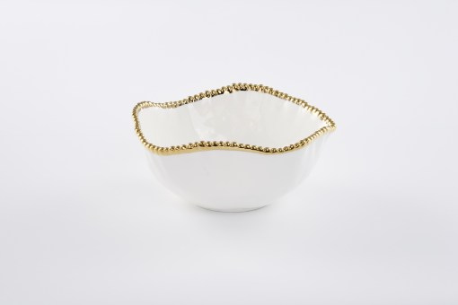 Golden Salerno Large Salad Bowl