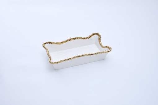 Golden Salerno Dinner Napkin/Guest Towel Holder