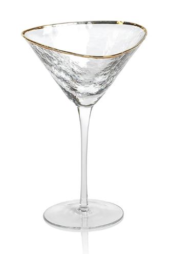 Iridescent Hammered Cocktail & Martini Glasses - Sister.ly Drinkware