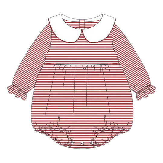 Charlotte Bubble Red Stripe