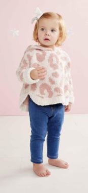 Chenille Leopard Poncho