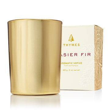 Frasier Fir Votive Gold Candle