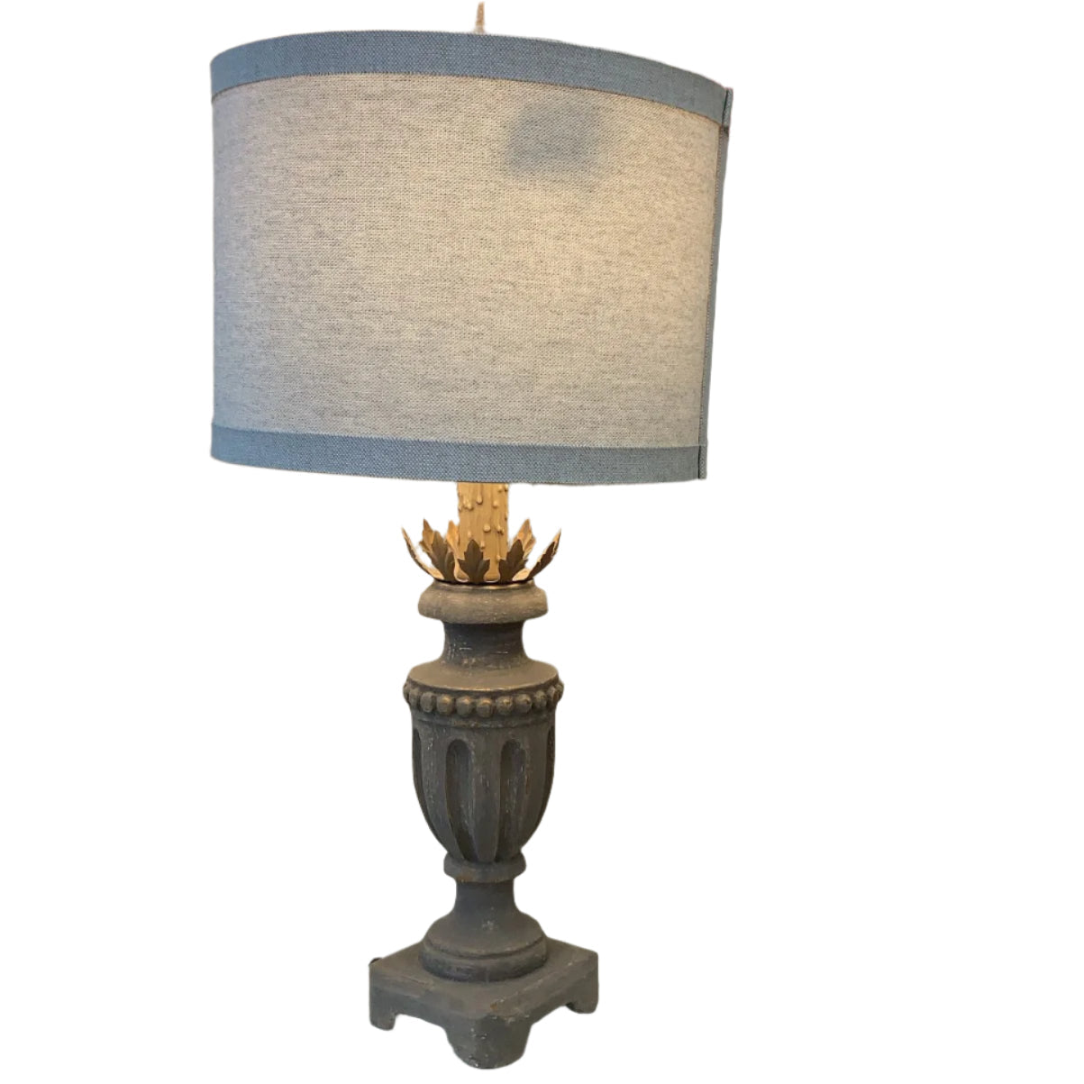 Antique Gray Beautiful Candleabra