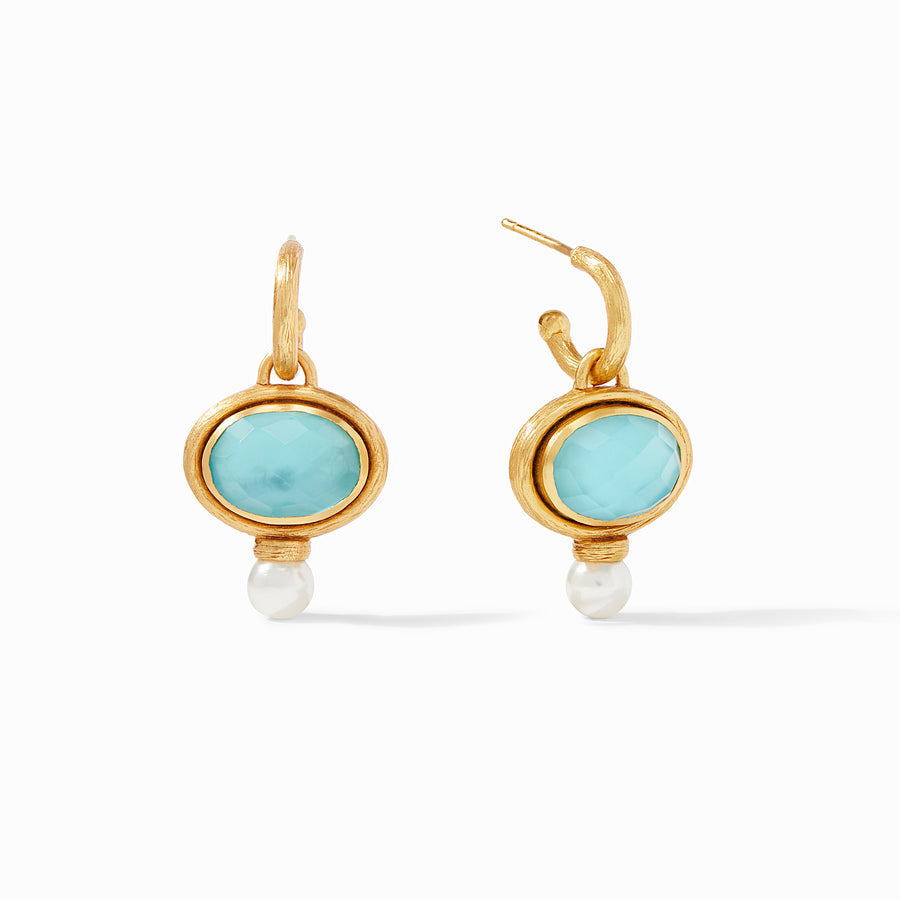 Simone Hoop & Charm Earring