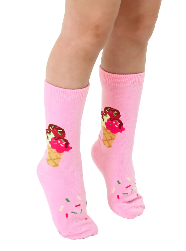 Kids 3D Crew Socksi