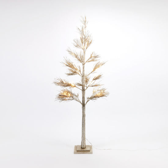 Champagne Glitter Pine Tree
