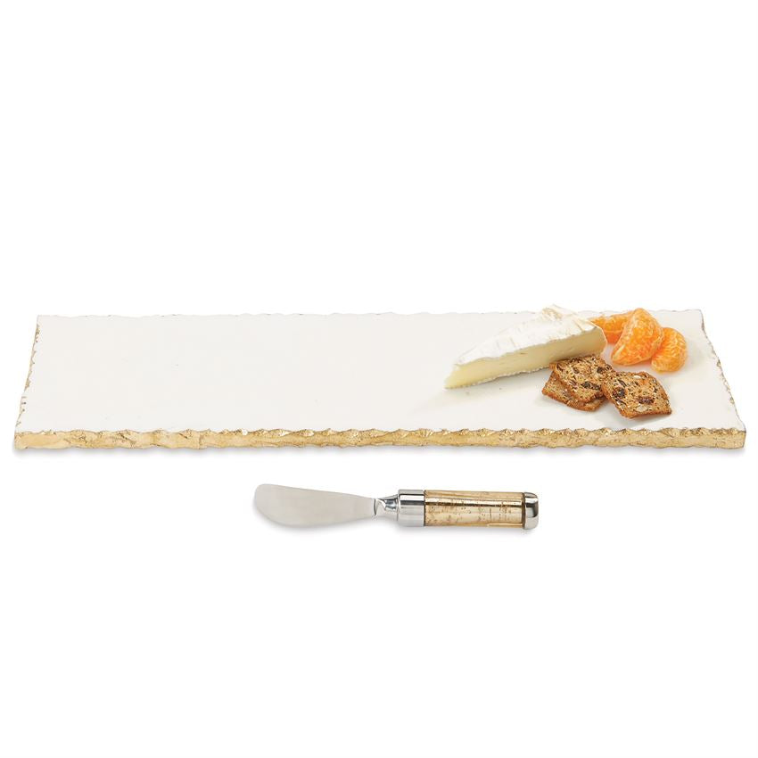 Marble & Gold Edge Hostess Set