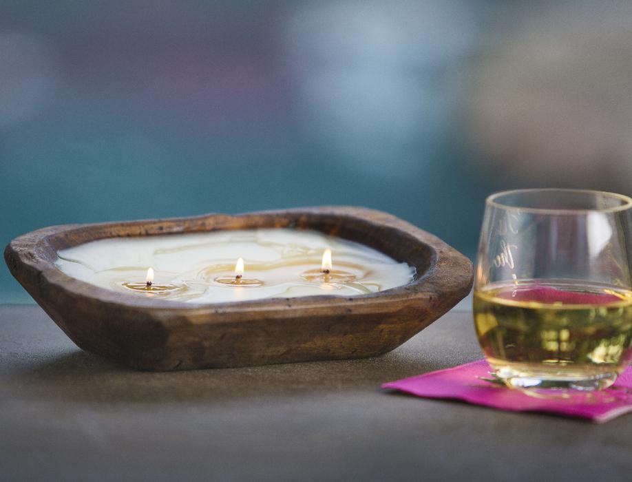 Citronella Pineapple Dough Bowl Candles