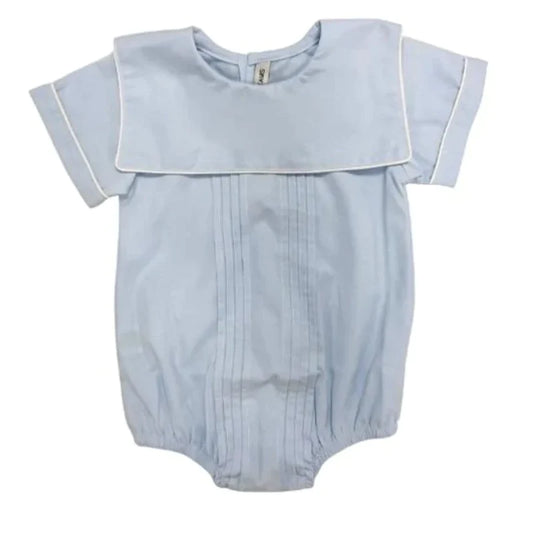 Pleated Blue Boy Bubble