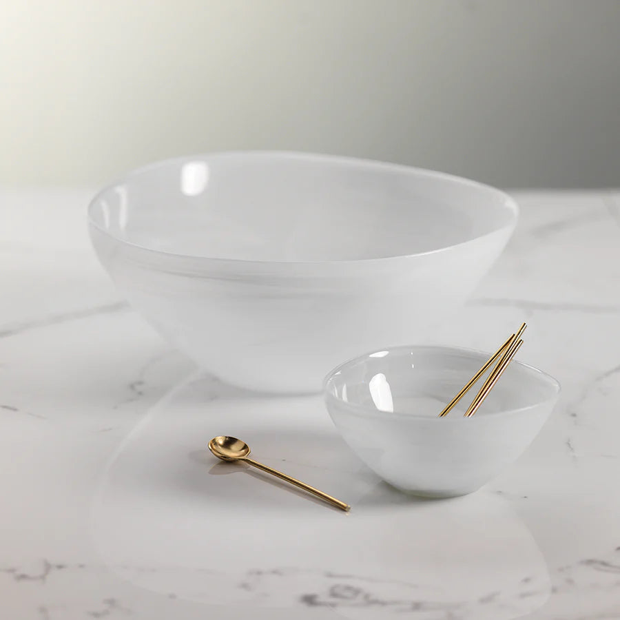 Monte Carlo Alabaster Glass Bowl